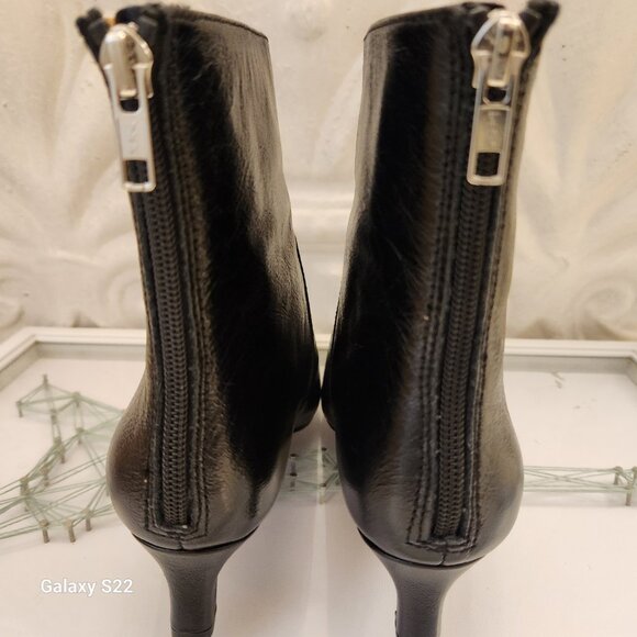 Madewell The Dimes Kitten-Heel Booties in Crinkle. NIB. Size 6 - Picture 10 of 16